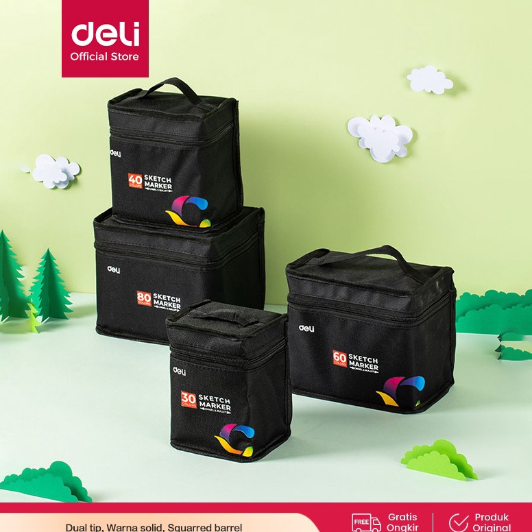 

KODE O75Q Deli Sketch Marker 2 Tip E786