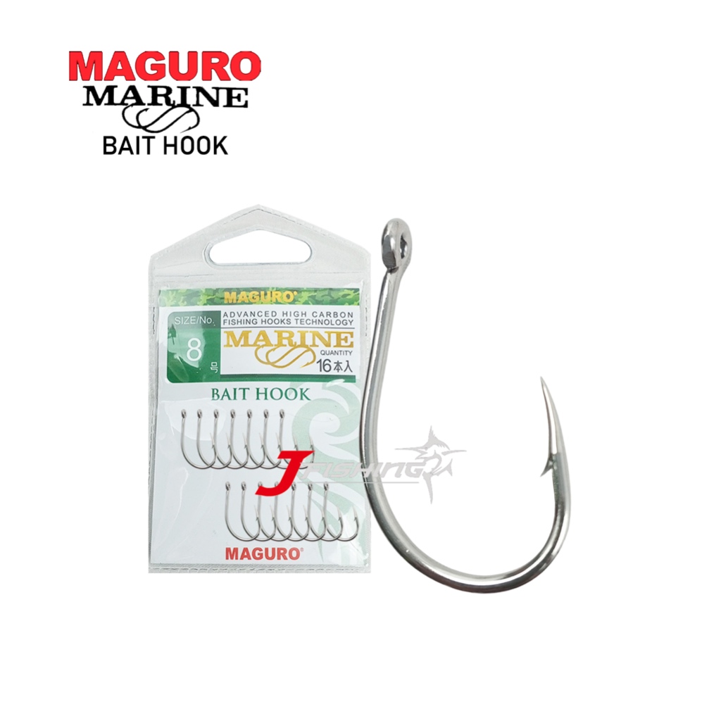 Kail Maguro Marine Bait Hook | Tebal | Tajam | Kuat | Pilih Ukuran