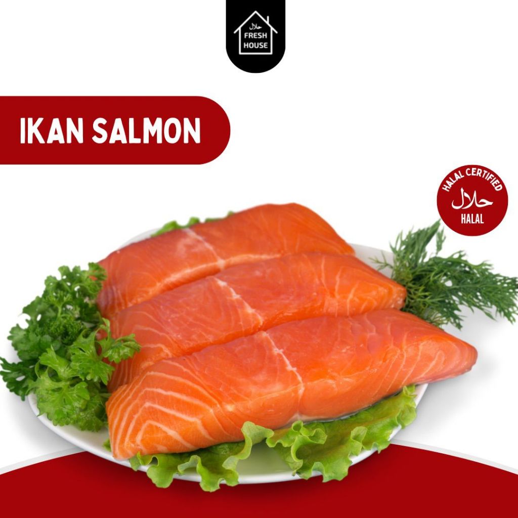 

IKAN SALMON 100Gr/SALMON PORTION 100Gr