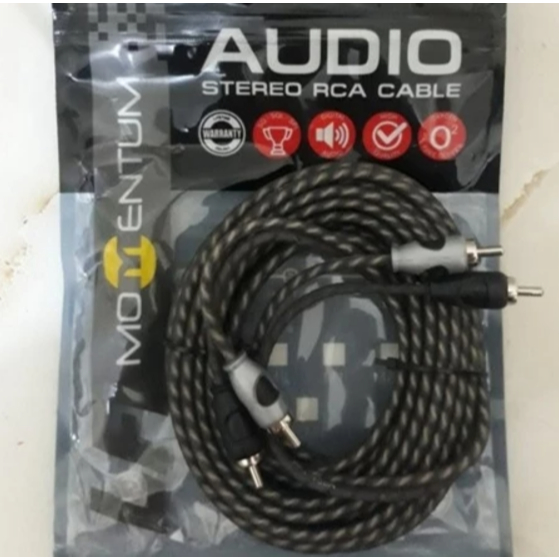 Kabel RCA Momentum Type LF / RCA Momentum Hitam