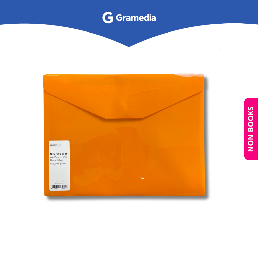 

Gramedia Depok - DAIICHI DPR2 SMART POCKET A4 ORANGE DPR209A4438001
