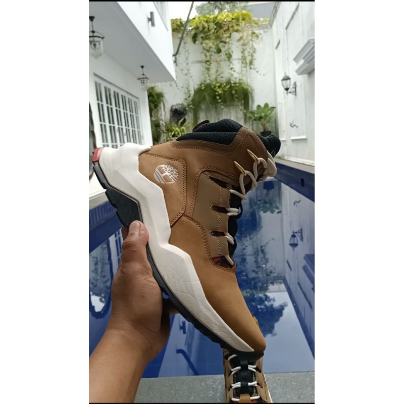 Timberland Madbury Coklat Tan Series Chinese New year Zipper 42