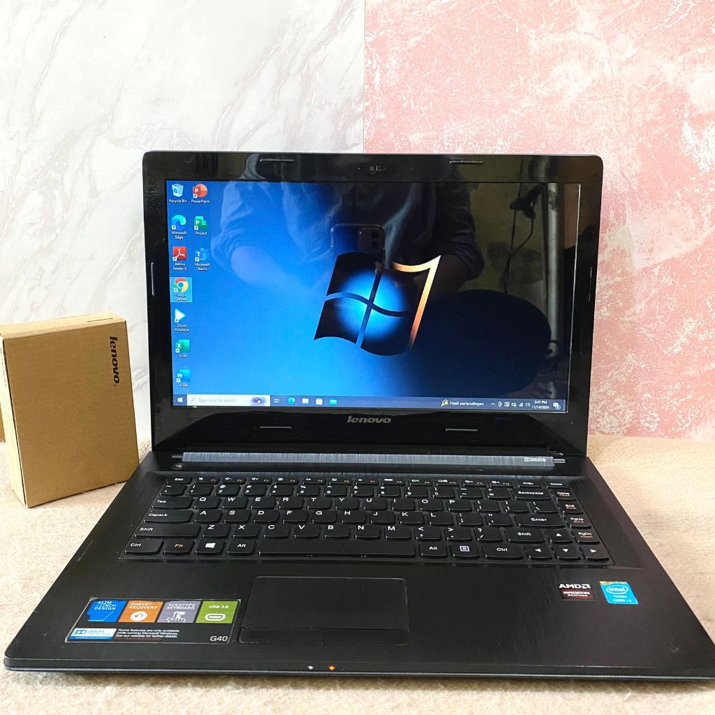 Laptop second Lenovo G40-70 Core i3-4010U Ram 8Gb Ssd 256Gb Vga Radeon R5 M230 2Gb