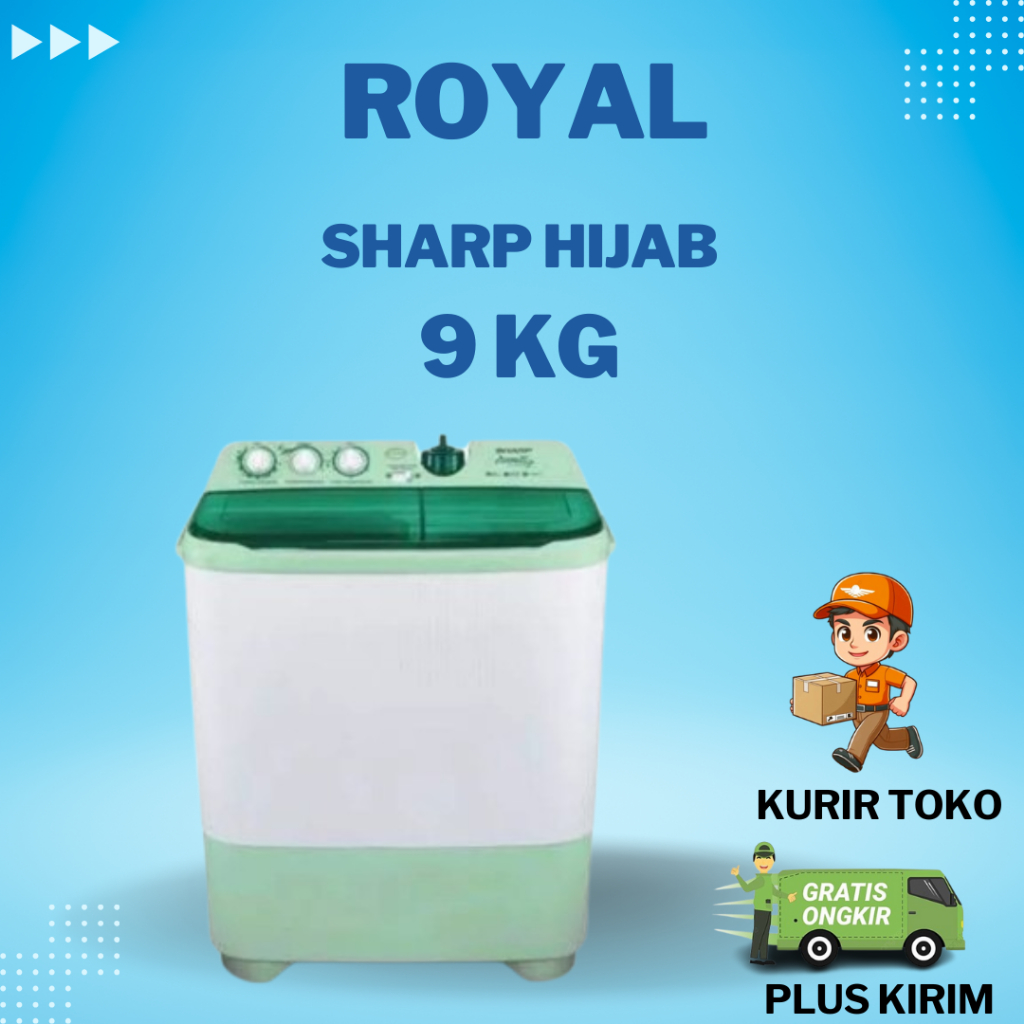 MESIN CUCI 2 TABUNG SHARP 10 KG