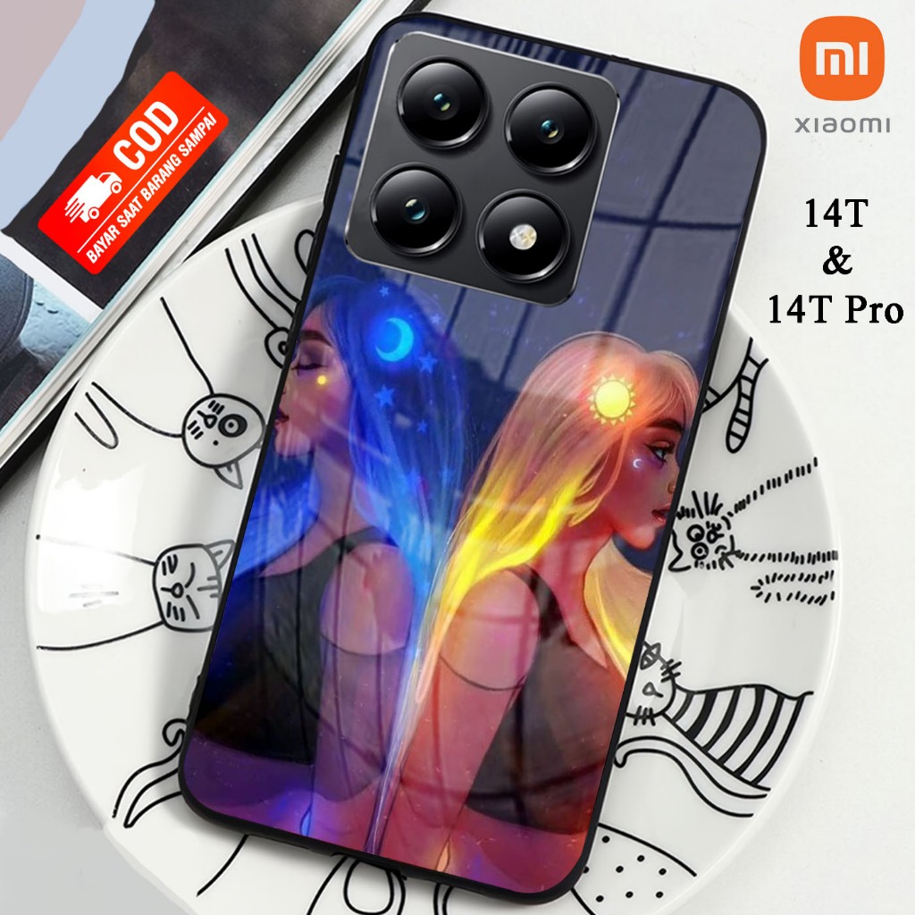 Softcase Kaca XIAOMI 14T & XIAOMI 14T PRO  - Case Handphone XIAOMI 14T & XIAOMI 14T PRO [T91]