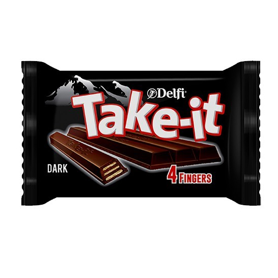 

Delfi Take It Wafer 4 Fingers Dark Chocolate 35 g