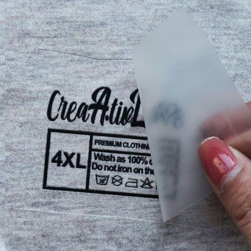 

Xtra Charge tambahan sablon belakang atau satu sisi/Stiker Neck Label