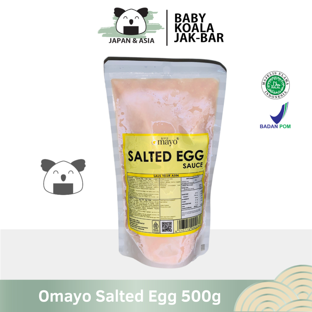 

OMAYO SALTED EGG SAUCE 500 g Halal │ Saus Rasa Telur Asin Frozen...