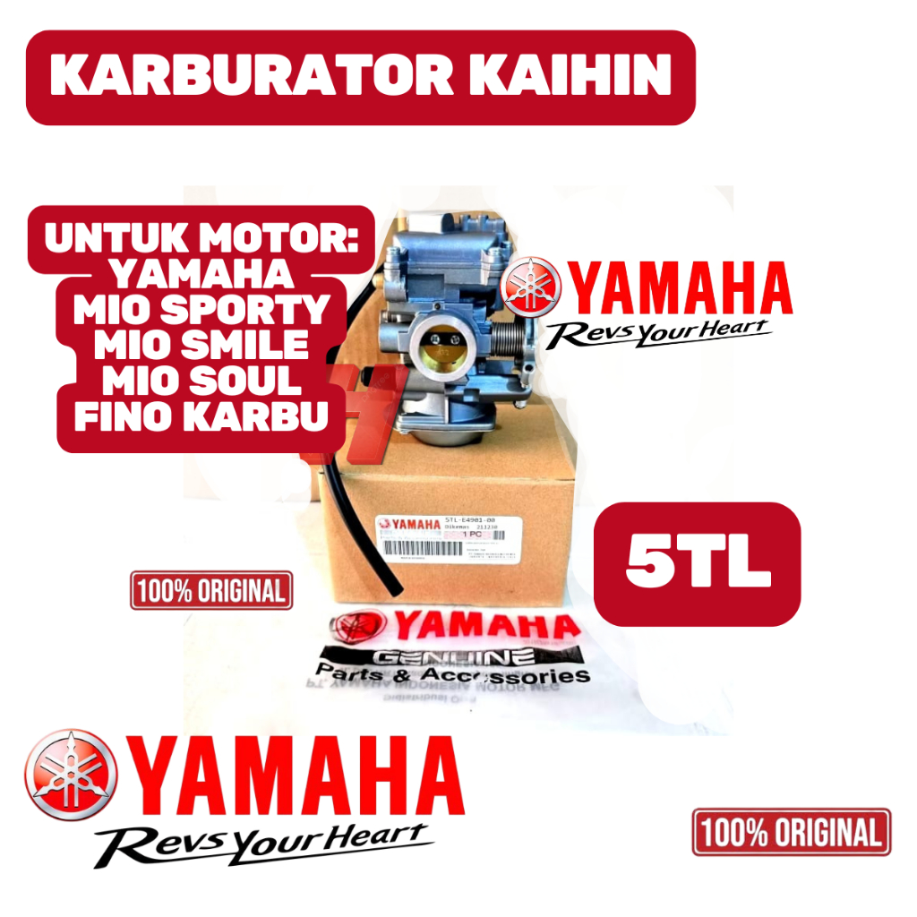 GRANSI ORIGINAL KARBURATOR YAMAHA ORIGINAL ASLI 1000% YAMAHA ASLI MIKUNI KARBU ORI MIO SPORTYMIO