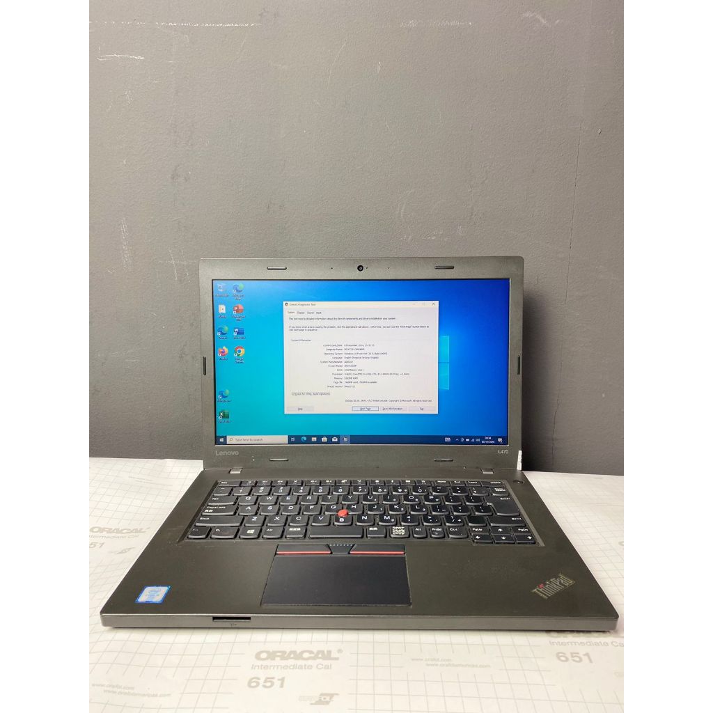 Laptop Lenovo Thinkpad L470 Core i5 Gen 6 RAM 8GB SSD 256GB