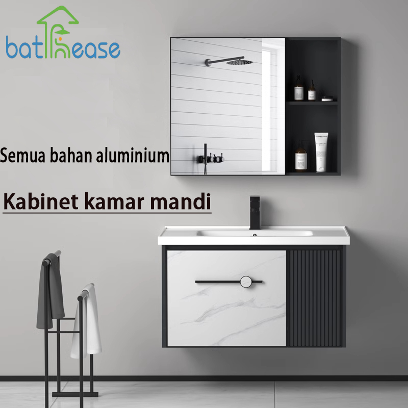 kabinet kamar mandi 60CM - Aluminium (Bathroom Cabinet)wastafel cabinet Kabinet Wastafel Kamar Mandi