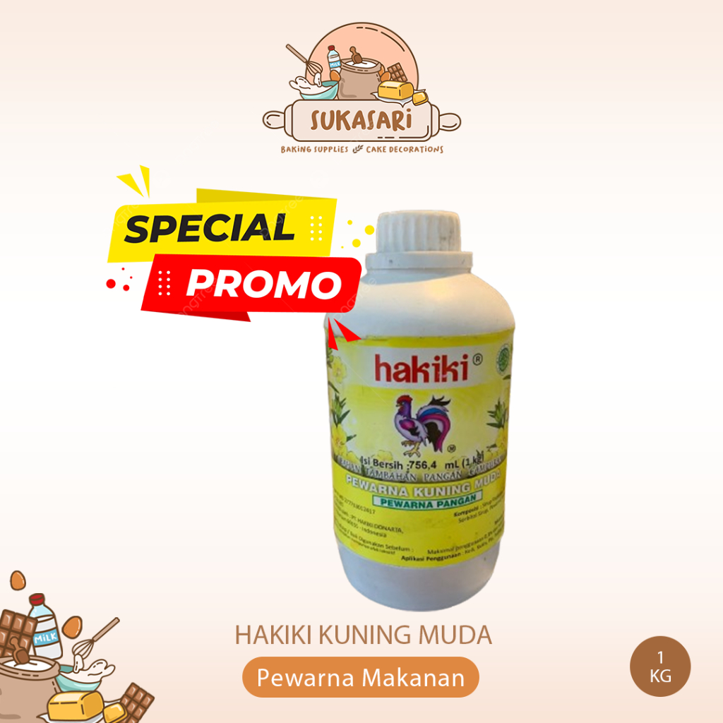 

PROMO Hakiki Ayam pewarna makanan Kuning Muda 1kg Blue food coloring Yellow SALE
