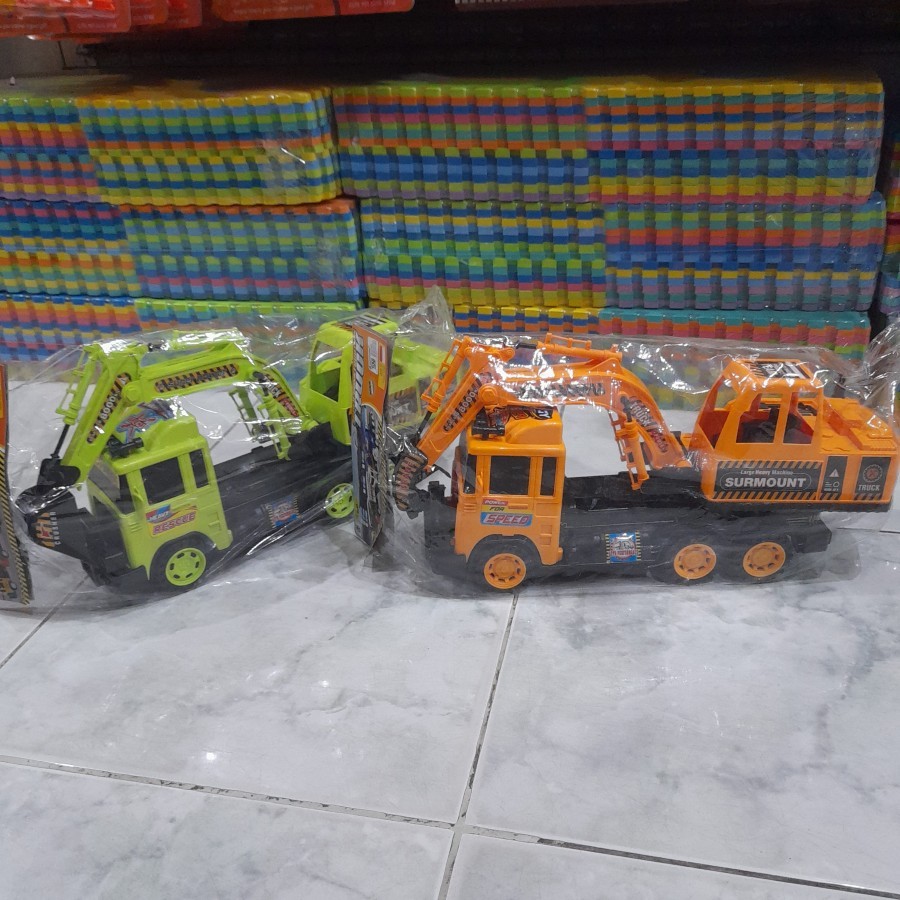 Mainan Anak Constructions Truck Excvator Besar 3014BR
