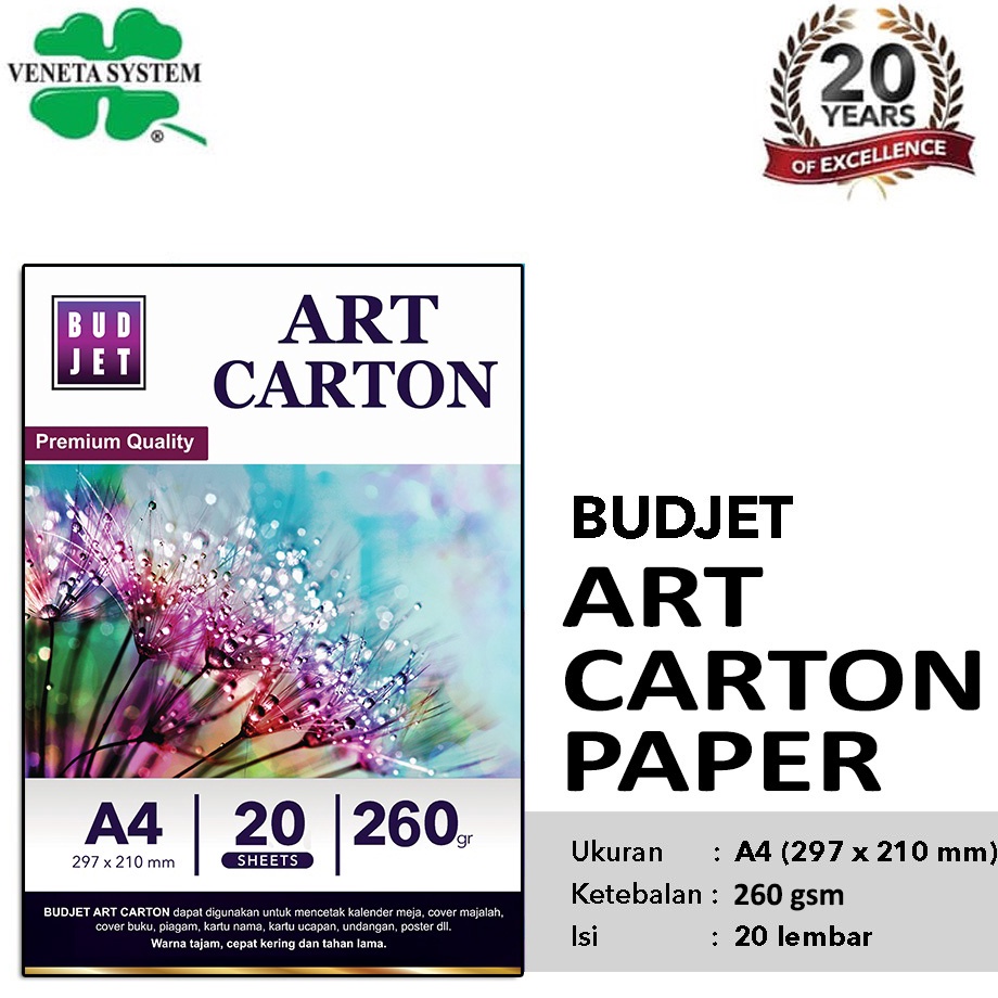 

KODE WPMM Art Paper Cartoon Carton 26 gsm Kertas Art Karton A4 Cardboard