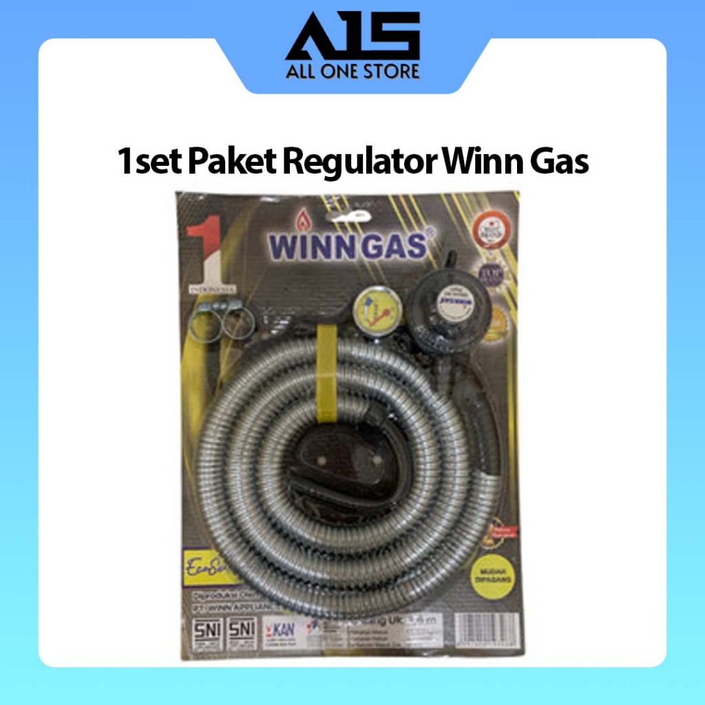 Regulator 1Set Paket Winn Gas / Regulator Winn Gas / Regulator Kompor