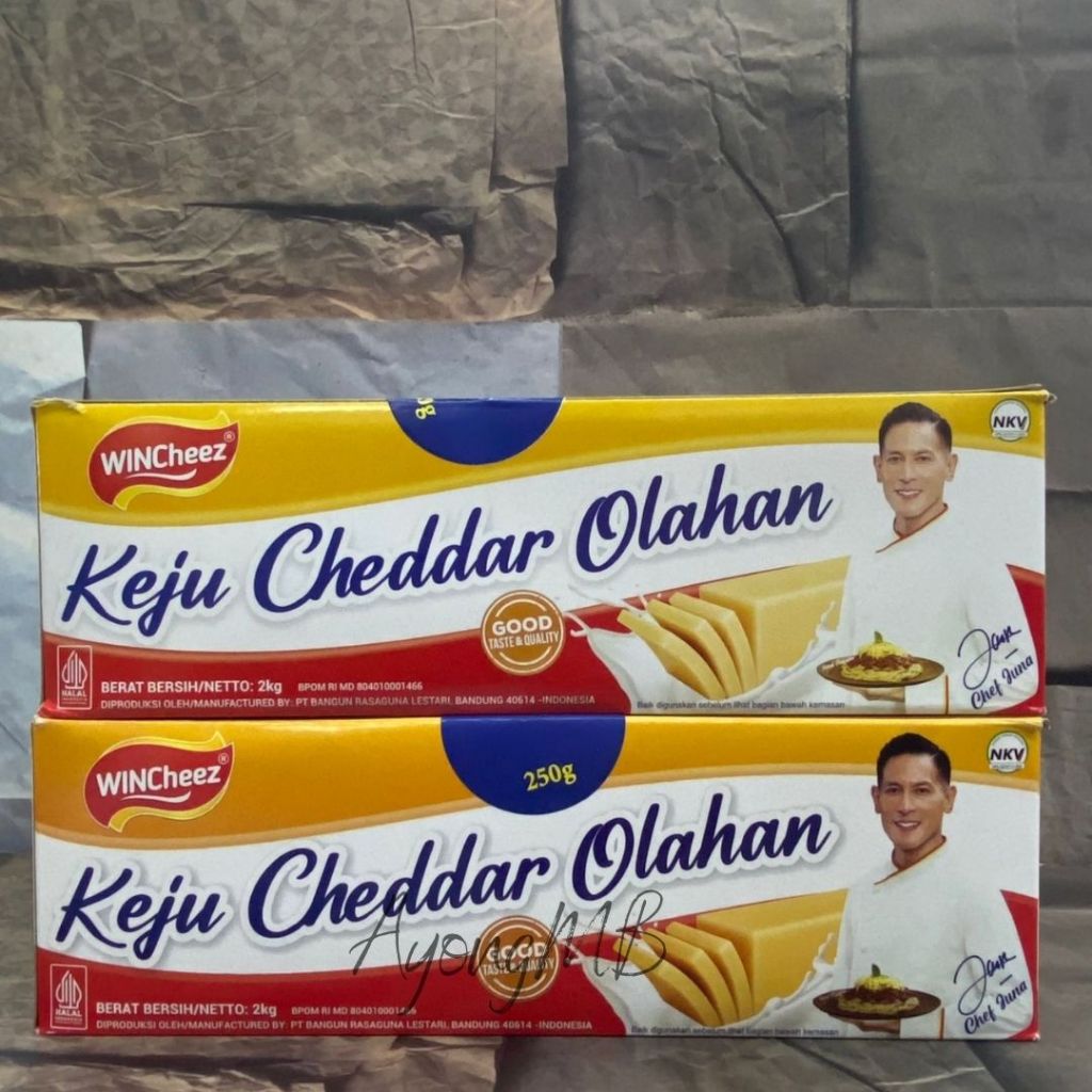 

KEJU WINCHEEZ CHEDDAR 8X250GR 2KG POTONGAN KECIL