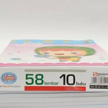 

KODE HQBP7 PER PACK BUKU TULIS DINAR DUNIA SIDU 58 LEMBAR
