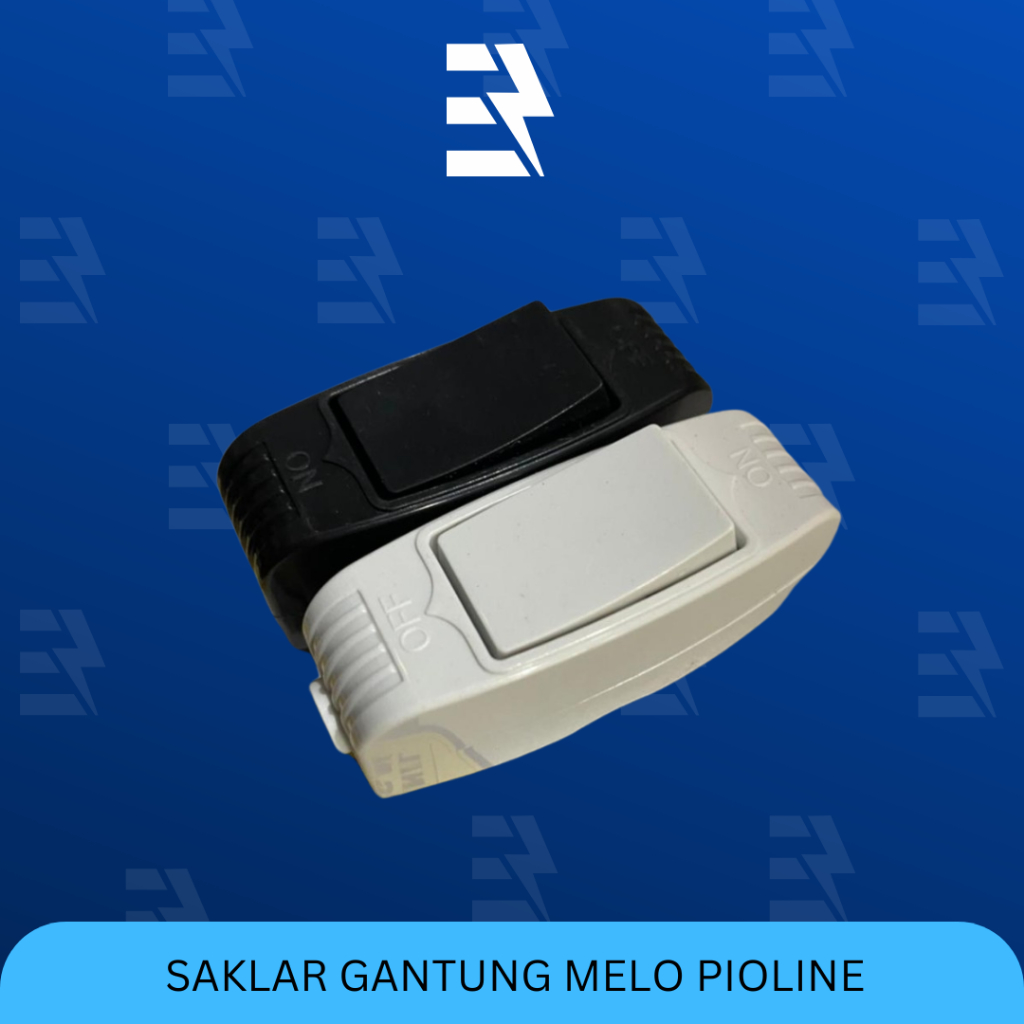 PIOLINE SAKLAR LAMPU GANTUNG ON OFF / SAKLAR GANTUNG WARNA PUTIH / HITAM