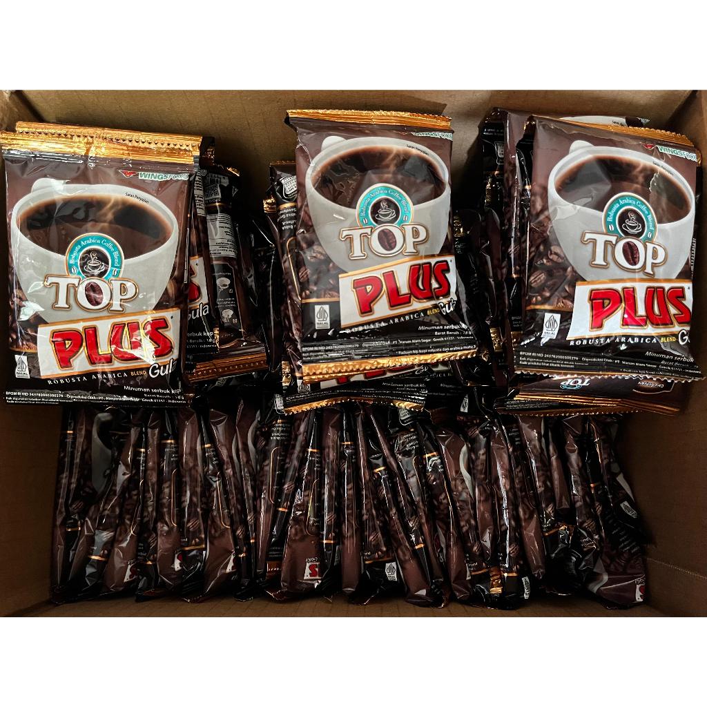 

TOP KOPI PLUS GULA Netto 18gr Harga per 1 Renceng Isi 10 Sachet