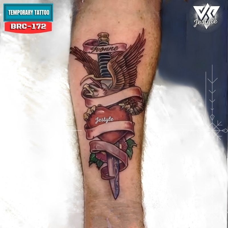 [BRC-172] Tato Temporer Temporary Tattoo Burung