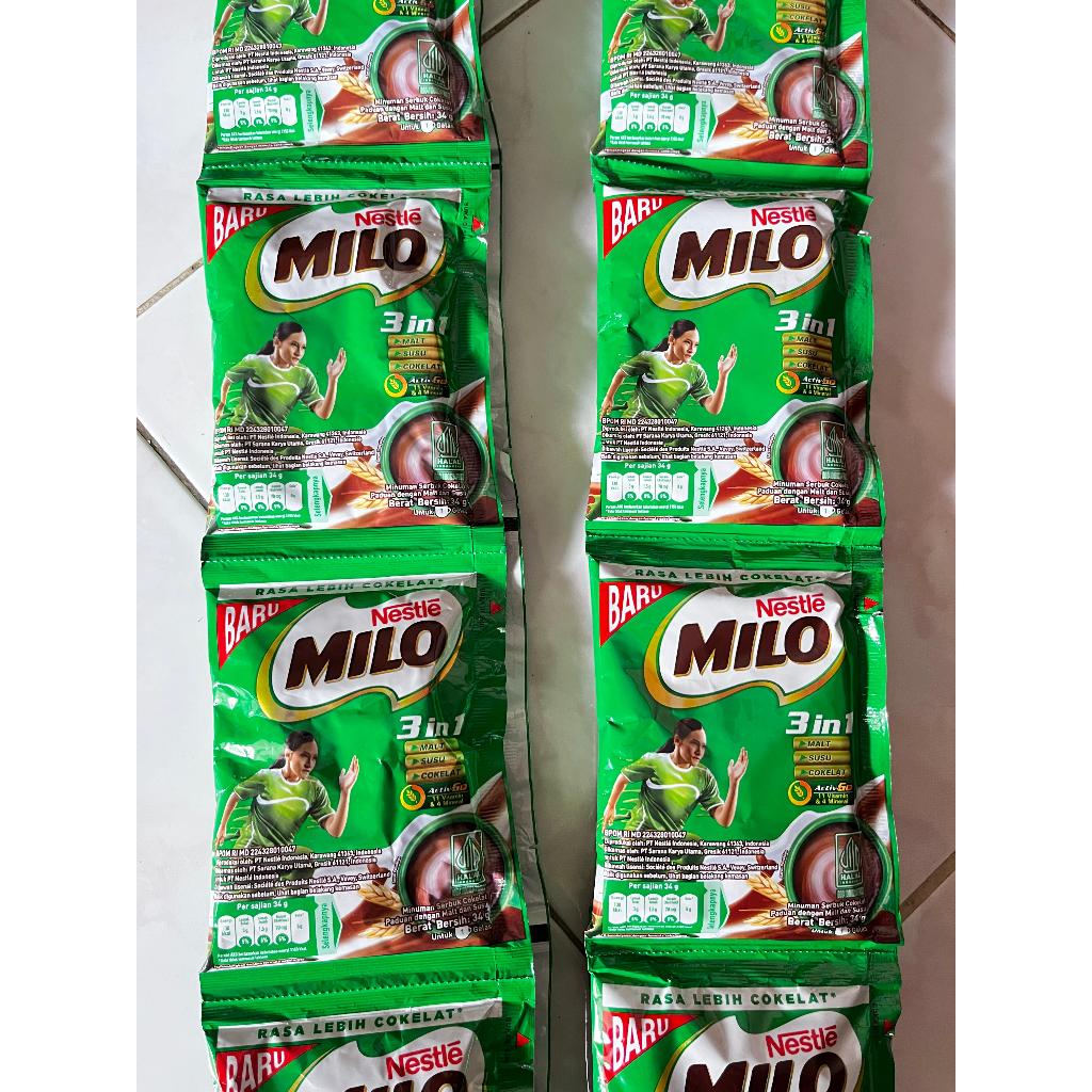 

Susu Milo 3in1 34gr ( Harga 1 renteng isi 10 sachet x 34 gr )