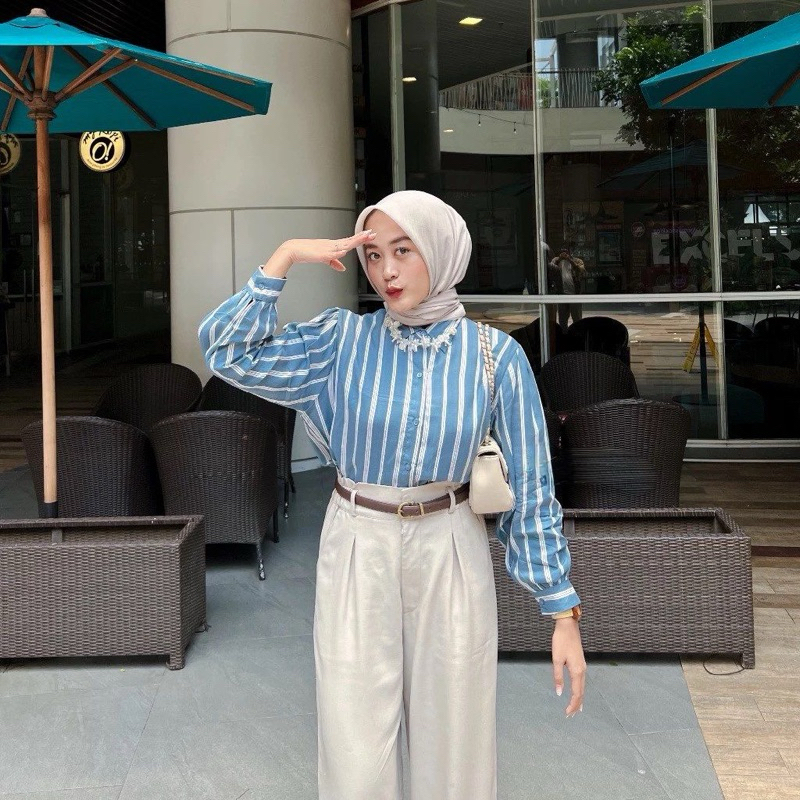 FF DISTA SHIRT KEMEJA RAYON DIAMOND