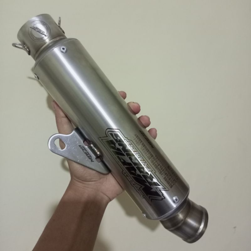 SILINCER ORIGINAL MAFIA RACING EXHAUST, kualitas grade A,tipe GP3 Inlet 50