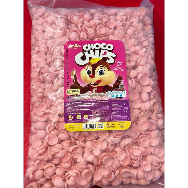

Sereal simba Choco Chip dan Strawberry 950gram