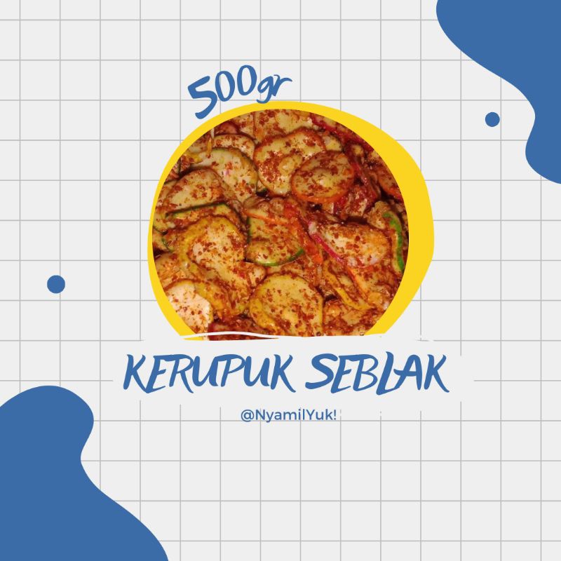 

Kerupuk Seblak 500gr | Kerupuk Pedas Kiloan