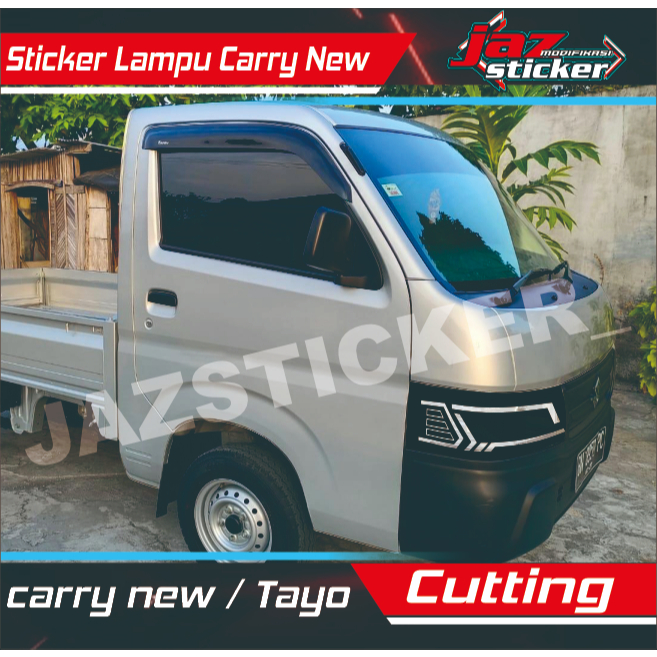 STICKER LAMPU DEPAN PICKUP / CARRY NEW / STICKER MOBIL PICKUP /CARRY TAYO / VIRAL / STOPLAM / CUTTIN