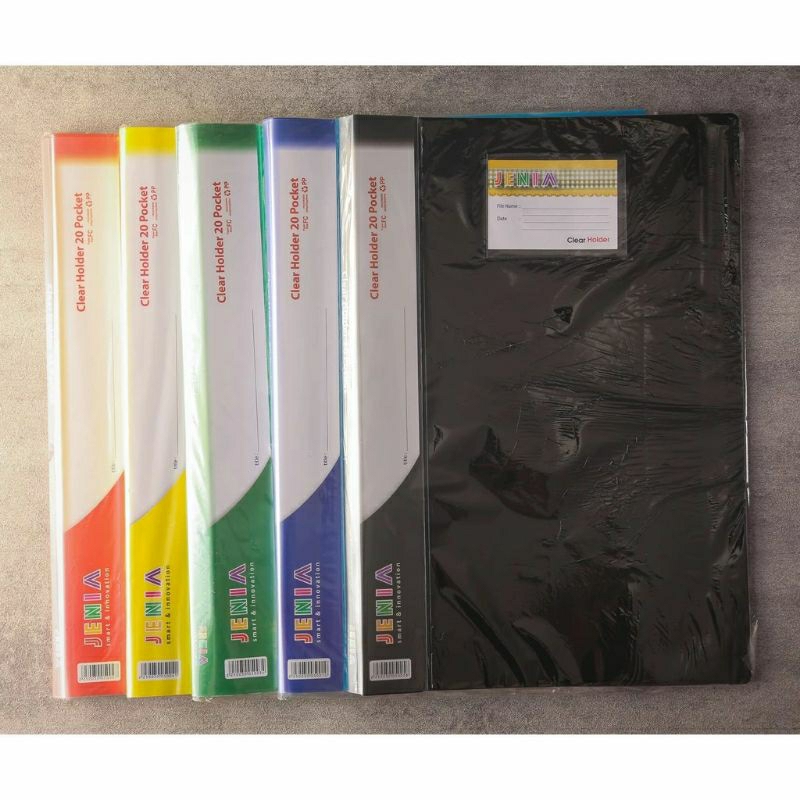 

Map Clear Holder Polos Folio , isi 20 , 40 & 60 pocket