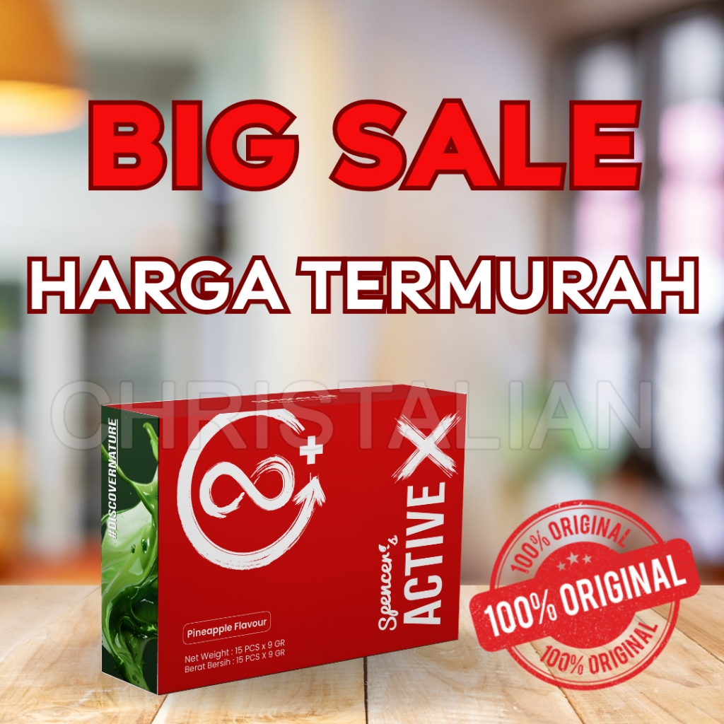 

Spencer's Supergreen Active X Pineapple - Matcha Pendamping GayaHidup Aktif Meningkatkan Metabolisme