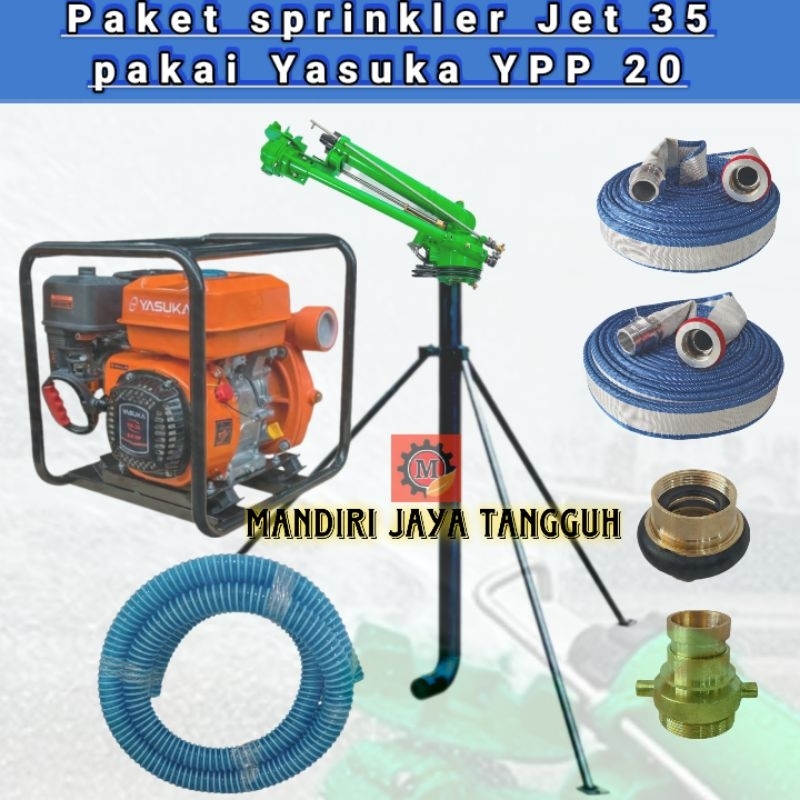Sprinkler big gun rain Jet 35 paket siap pakai | Sprinkler big gun Green Jet 35