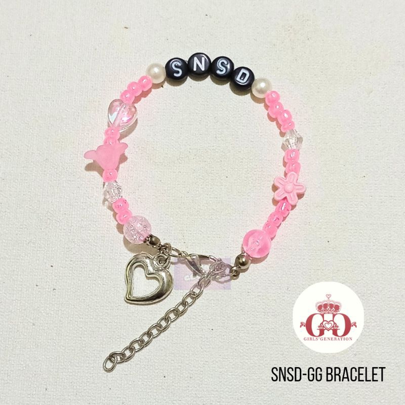 SNSD GIRLS GENERATION BRACELET - Gelang Friendship Nama Member SNSD GIRLS GENERATION SONE