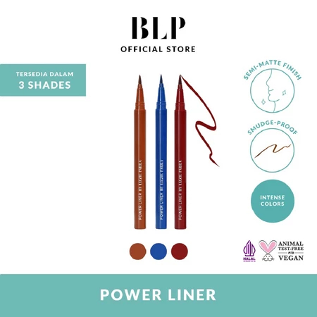 BLP Beauty Eyeliner Power Liner Crimson - Combo Set - Eyeshadow Palette Nightfall 16 colors