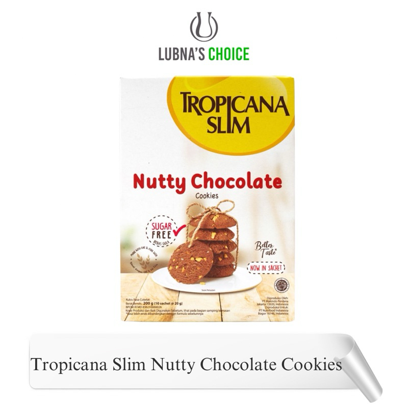 

Tropicana Slim Nutty Cookies Chocolate 1 Box