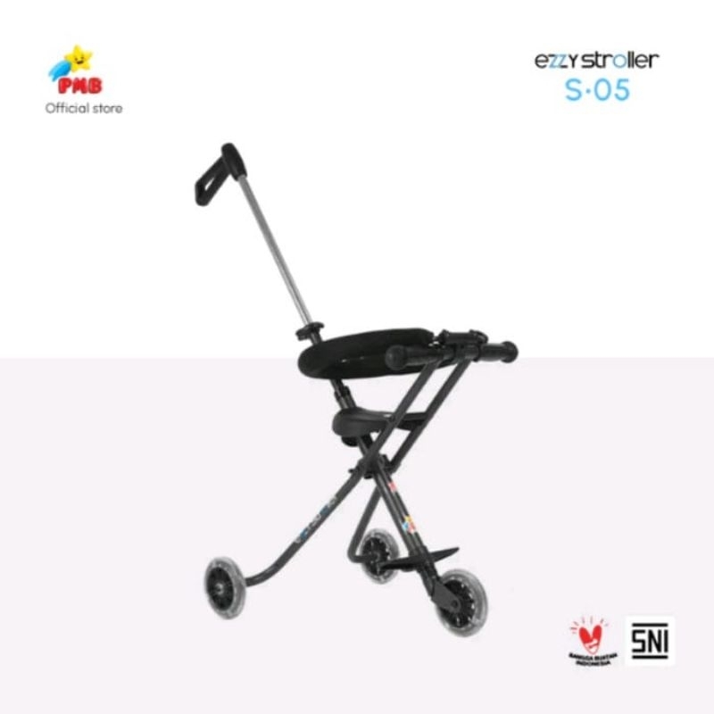 Roda stroller lipat bisa juga buat roda bantu sepeda anak
