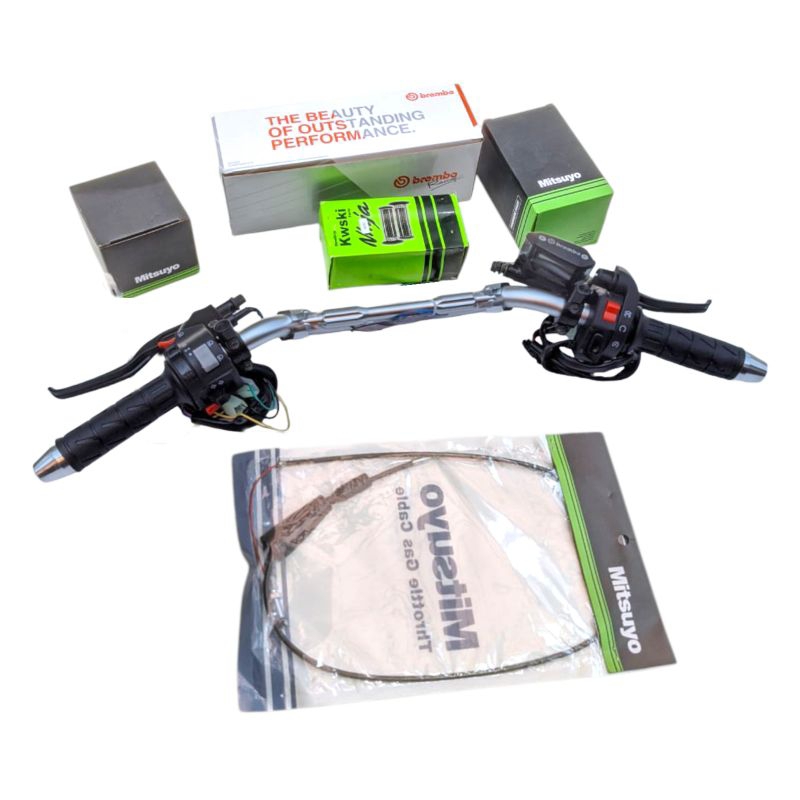 Stang Day low Set Holder Kiri vixion Kanan KSR Set Master Rem Brembo Set Handgrip kaze set Jalu stir