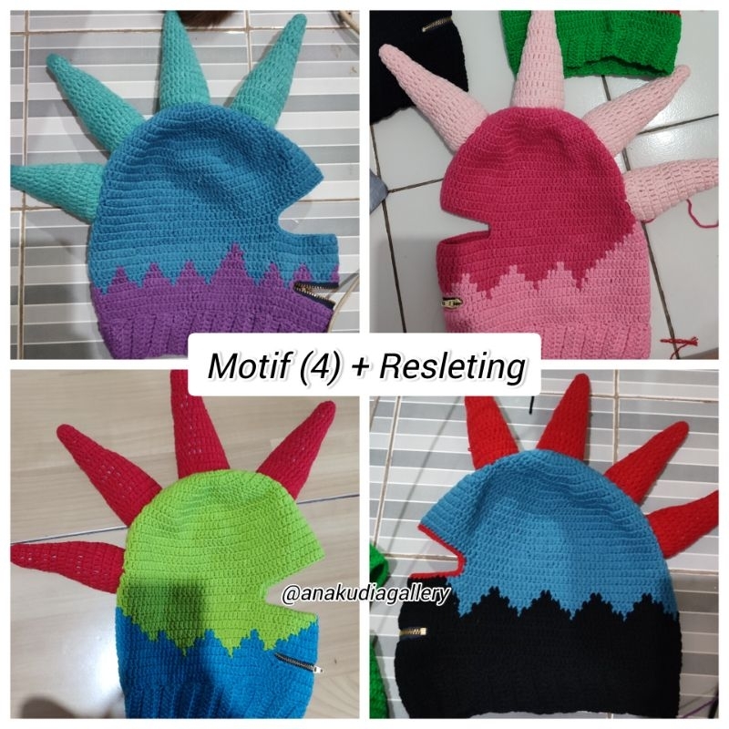 Topeng Punk Rajut / Balaclava Custom