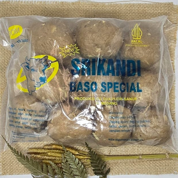 

Srikandi Baso Sapi Spesial BO isi 10 butir ukuran besar Kemasan 1000gr