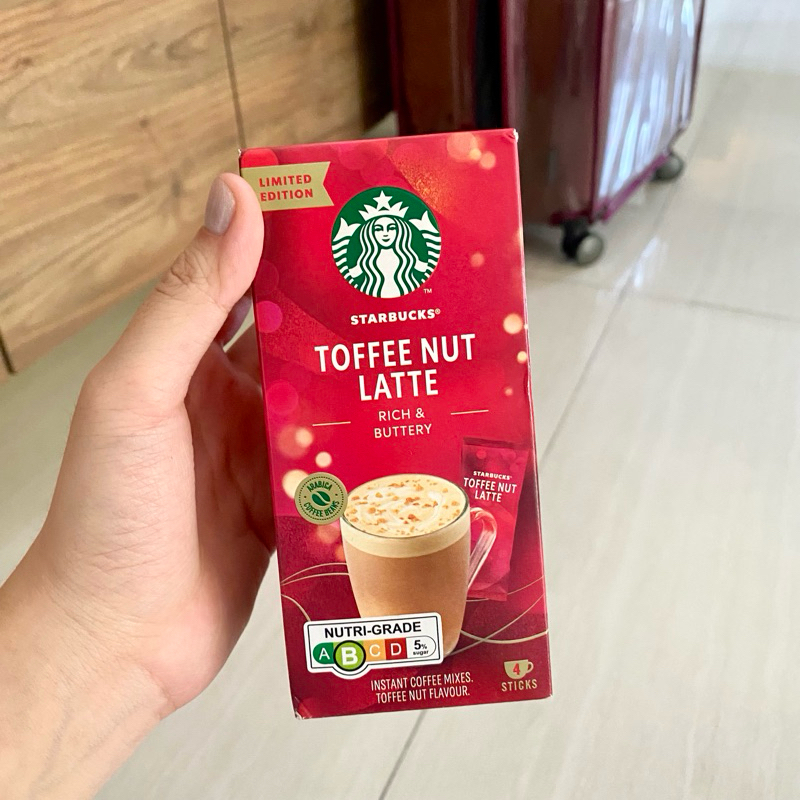 

STARBUCKS COFFEE CHRISTMAS TOFFEE NUT LATTE