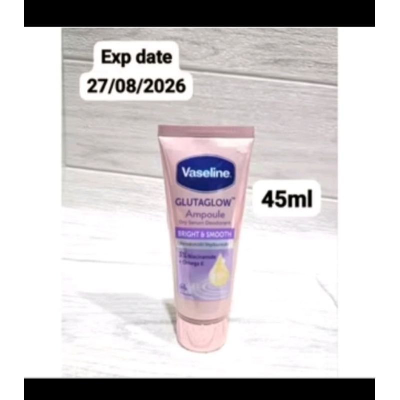 Vaseline gluta glow ampoule dry