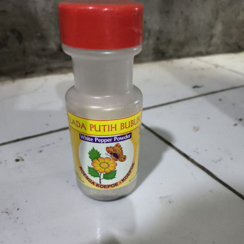 

LADA PUTIH BUBUK / WHITE PEPPER POWDER 85gram