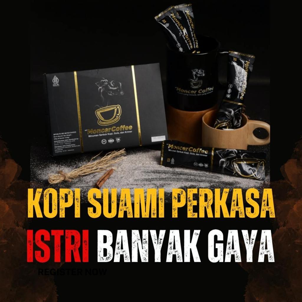 

Moceerrr Coffee Original Kopi Stamina Pria 10X Lebih Kuat Tahan Lama BPOM Halal Herbal Alami