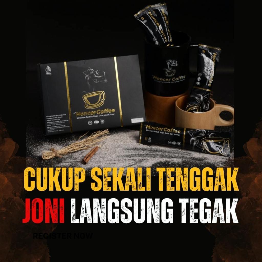 

Moceerrr Coffee Original Kopi Stamina Pria Kuat Tahan Lama Alami Herbal BPOM Halal 1 Box Halal