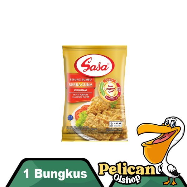 

Sasa Tepung Bumbu Serbaguna Original Goreng Ayam Cumi Tempe 1 Bungkus