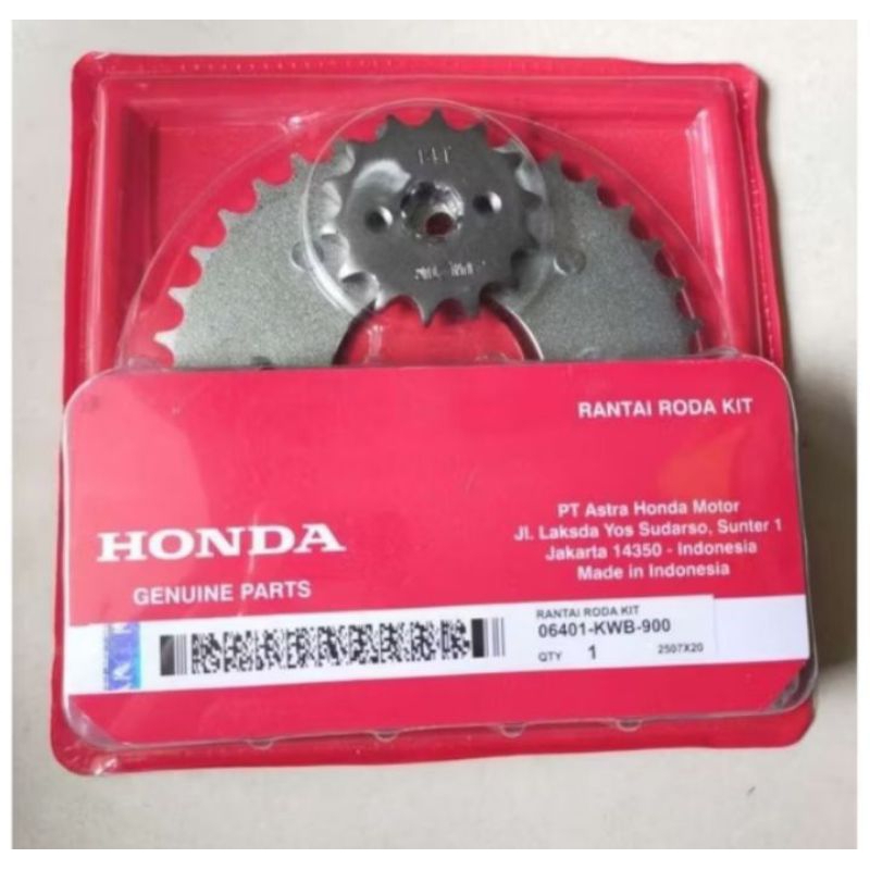 GEAR SET RANTAI BLADE 110 REVO HONDA KWB KWW