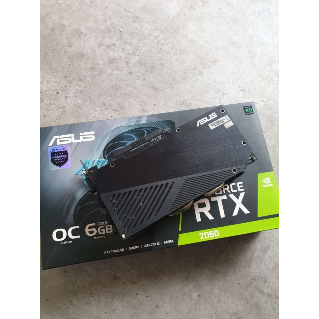 VGA asus RTX 2060 second like new garansi