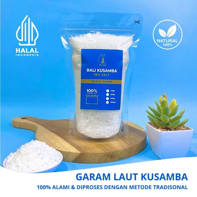 

Garam Kusamba Premium | Kusamba Natural Sea Salt 1000g