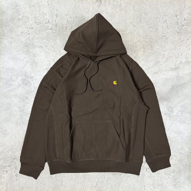 Carhartt WIP Hooded American Script SweatBuckeye